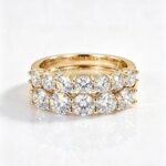 Anillo de Diamante Moissanita Real de 0.7ct Novary, Plata de Ley 925, Anillos de Compromiso y Uso Diario para Mujer, Joyería Fina de Alta Calidad