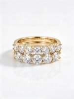 Anillo de Diamante Moissanita Real de 0.7ct Novary, Plata de Ley 925, Anillos de Compromiso y Uso Diario para Mujer, Joyería Fina de Alta Calidad