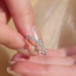 Anillo de Moissanita con Cuatro Garras y Certificado GRA, Banda de Diamantes de Laboratorio para Mujer, Plata de Ley 925 Chapada en Oro, Joyería Fina - Imagen 4