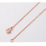 Lote de 20 piezas de collares de cadena de eslabones de Color dorado y rosa, gargantillas elegantes llamativas minimalistas, conjunto para accesorios de joyería para mujer