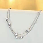 Pulseras de plata de ley 925 con estrellas para mujer, dijes de diseñador de moda, joyería para fiestas y bodas, regalos navideños - Imagen 3