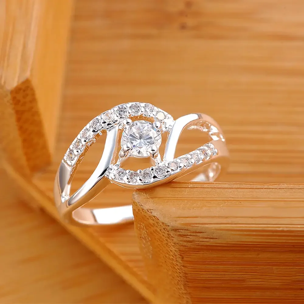 Nueva ropa de calle, anillos de diamantes de circón brillante de Plata de Ley 925 para mujer, regalos de fiesta de boda, joyería fina, anillos de compromiso Nueva ropa de calle, anillos de diamantes de circón brillante de Plata de Ley 925 para mujer, regalos de fiesta de boda, joyería fina, anillos de compromiso