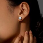 KNOBSPIN-pendientes de moissanita de 2,0 quilates para mujer, aretes de diamante cultivado en laboratorio, joyería fina de Plata de Ley 925, regalo - Imagen 6