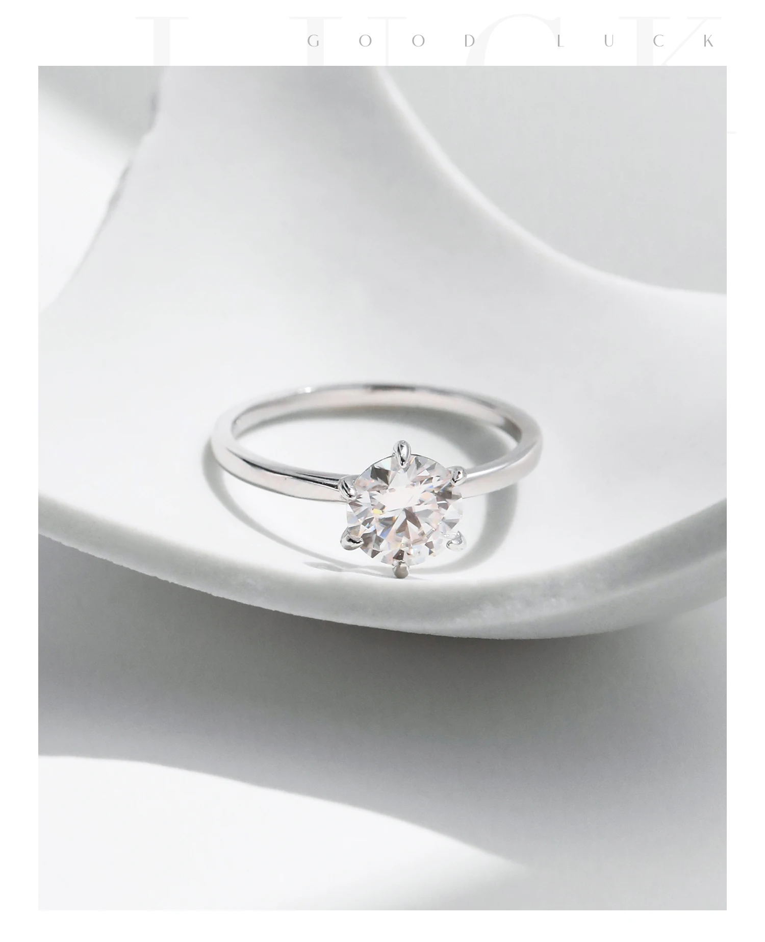 MODIAN-Anillo de diamante de laboratorio de moissanita para mujer, Plata de Ley 925, compromiso de boda, chapado en platino, joyería fina
