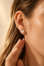 Pendientes de Diamantes Cultivados en Laboratorio Personalizados, Oro de 9K y 14K, 0.1ct a 1ct, Claridad VS, Color D, Joyería Fina para Mujer, Aniversario, Compromiso - Imagen 6
