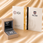 Pendientes de Diamantes Cultivados en Laboratorio Personalizados, Oro de 9K y 14K, 0.1ct a 1ct, Claridad VS, Color D, Joyería Fina para Mujer, Aniversario, Compromiso - Imagen 4