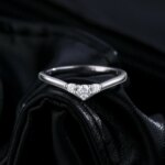 Anillo MODIAN de moissanita Simple eternidad, Plata de Ley 925, anillos de boda finos simples brillantes para mujer, regalo de joyería fina - Imagen 4