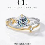 Anillos de boda románticos con diamantes de moissanita certificados de 1 quilate, diseño de caminos de estrellas, para mujer, regalo para citas, joyería fina de plata de ley 925