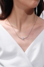 Collar de Diamantes Cultivados en Laboratorio Personalizado, Oro de 9K y 14K, 1.4cttw, Claridad VS, Color D, Joyería Fina para Mujer, Aniversario, Compromiso - Imagen 6