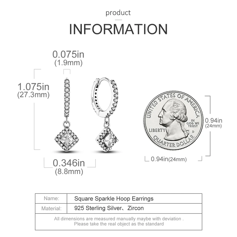 Pendientes de Plata de Ley 925 con Diseño de Pluma del Amor, Compatibles con Charms Originales, para Mujeres y Niñas, Joyería Fina, Regalos Pendientes de Plata de Ley 925 con Diseño de Pluma del Amor, Compatibles con Charms Originales, para Mujeres y Niñas, Joyería Fina, Regalos