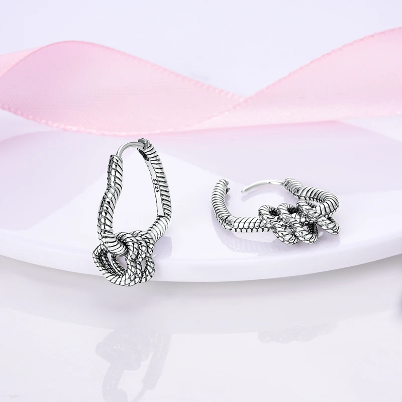 Pendientes de Plata de Ley 925 con Diseño de Pluma del Amor, Compatibles con Charms Originales, para Mujeres y Niñas, Joyería Fina, Regalos Pendientes de Plata de Ley 925 con Diseño de Pluma del Amor, Compatibles con Charms Originales, para Mujeres y Niñas, Joyería Fina, Regalos