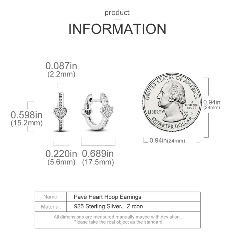 Pendientes de Plata de Ley 925 con Diseño de Pluma del Amor, Compatibles con Charms Originales, para Mujeres y Niñas, Joyería Fina, Regalos Pendientes de Plata de Ley 925 con Diseño de Pluma del Amor, Compatibles con Charms Originales, para Mujeres y Niñas, Joyería Fina, Regalos