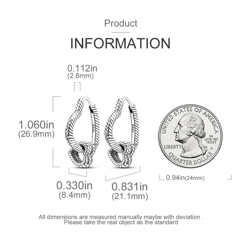 Pendientes de Plata de Ley 925 con Diseño de Pluma del Amor, Compatibles con Charms Originales, para Mujeres y Niñas, Joyería Fina, Regalos Pendientes de Plata de Ley 925 con Diseño de Pluma del Amor, Compatibles con Charms Originales, para Mujeres y Niñas, Joyería Fina, Regalos