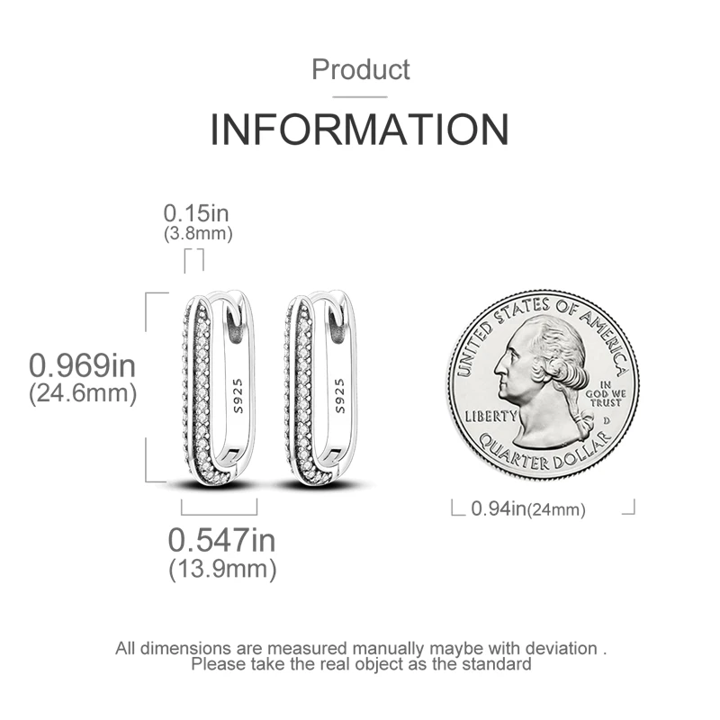 Pendientes de Plata de Ley 925 con Diseño de Pluma del Amor, Compatibles con Charms Originales, para Mujeres y Niñas, Joyería Fina, Regalos Pendientes de Plata de Ley 925 con Diseño de Pluma del Amor, Compatibles con Charms Originales, para Mujeres y Niñas, Joyería Fina, Regalos