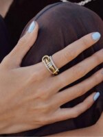 Anillo de Plata de Ley 925 de lujo, precioso y versátil, con tres entrelazados de circón para mujer, joyería fina de alta calidad a la moda para la vida diaria - Imagen 4