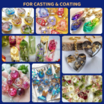 Kit de resina UV: tamaño más grande y resina transparente de cristal duro mejorada de 200 g para la producción de joyería artesanal - Imagen 6