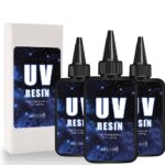 Kit de resina UV: tamaño más grande y resina transparente de cristal duro mejorada de 200 g para la producción de joyería artesanal - Imagen 5