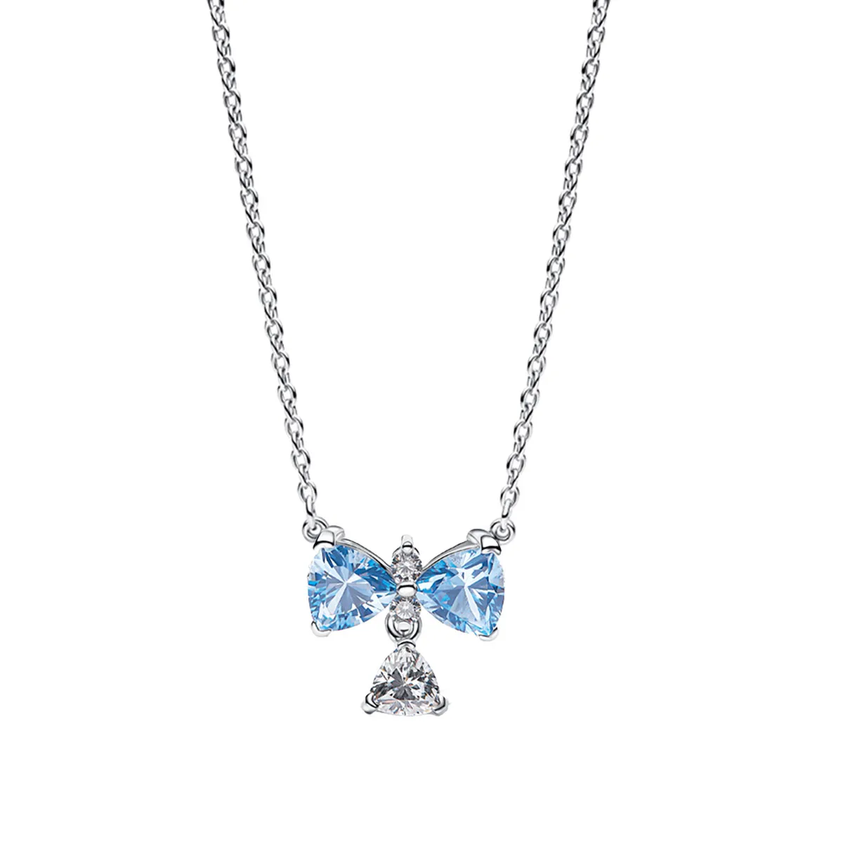 Oferta Especial: Juego de Joyería Original de Plata de Ley 925 con Lazo Colorido, Aretes, Anillos, Collares y Pulseras, Regalos de Joyería para Mujer