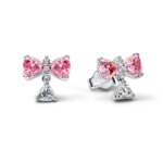 Oferta Especial: Juego de Joyería Original de Plata de Ley 925 con Lazo Colorido, Aretes, Anillos, Collares y Pulseras, Regalos de Joyería para Mujer - Imagen 3