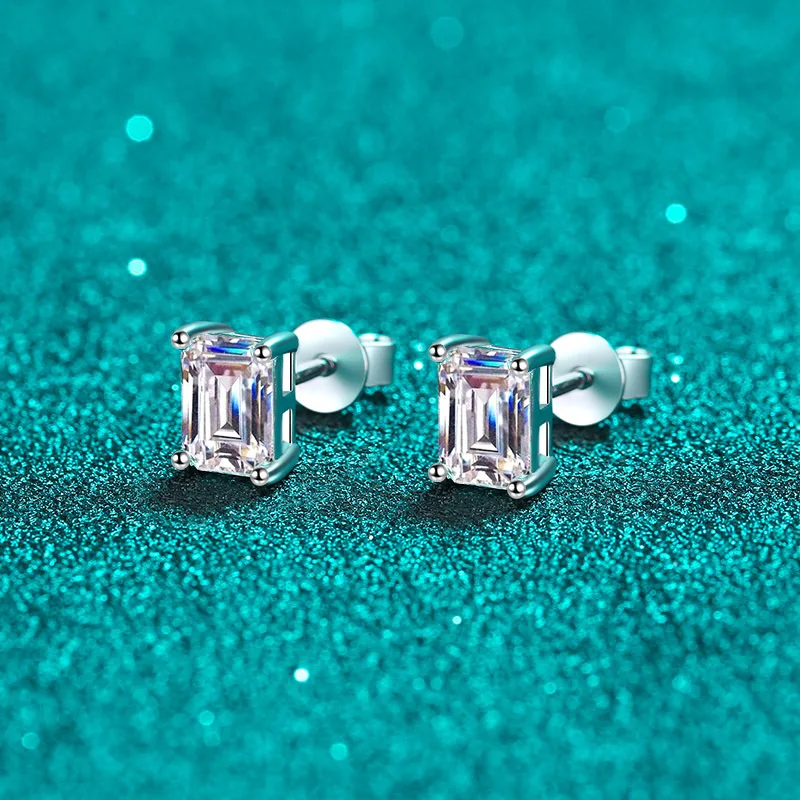 Pendientes de lujo de 0,5-3 quilates Marquesa corazón pera Moissanite pendientes de diamante para mujer pendientes de plata de ley 925 para mujer joyería nueva