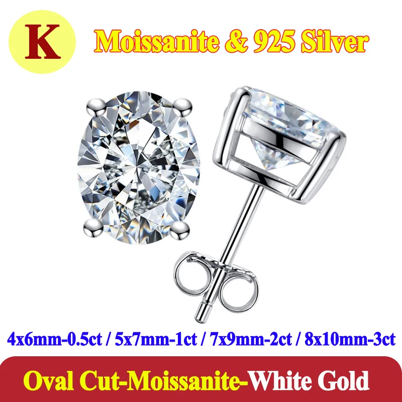 Pendientes de lujo de 0,5-3 quilates Marquesa corazón pera Moissanite pendientes de diamante para mujer pendientes de plata de ley 925 para mujer joyería nueva