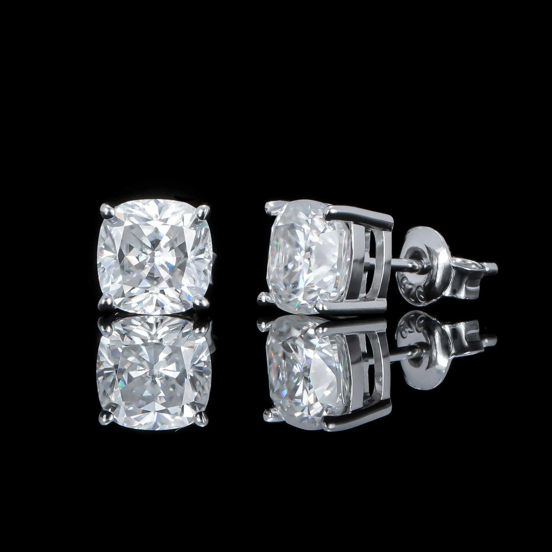 Pendientes de lujo de 0,5-3 quilates Marquesa corazón pera Moissanite pendientes de diamante para mujer pendientes de plata de ley 925 para mujer joyería nueva