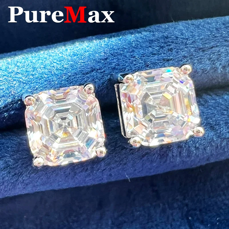 Pendientes de lujo de 0,5-3 quilates Marquesa corazón pera Moissanite pendientes de diamante para mujer pendientes de plata de ley 925 para mujer joyería nueva