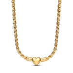 Elegante regalo para el Día de San Valentín, collar de circonita con lazo en forma de corazón de plata pura 925% para mujer, joyería fina, accesorios para fiesta de boda - Imagen 4