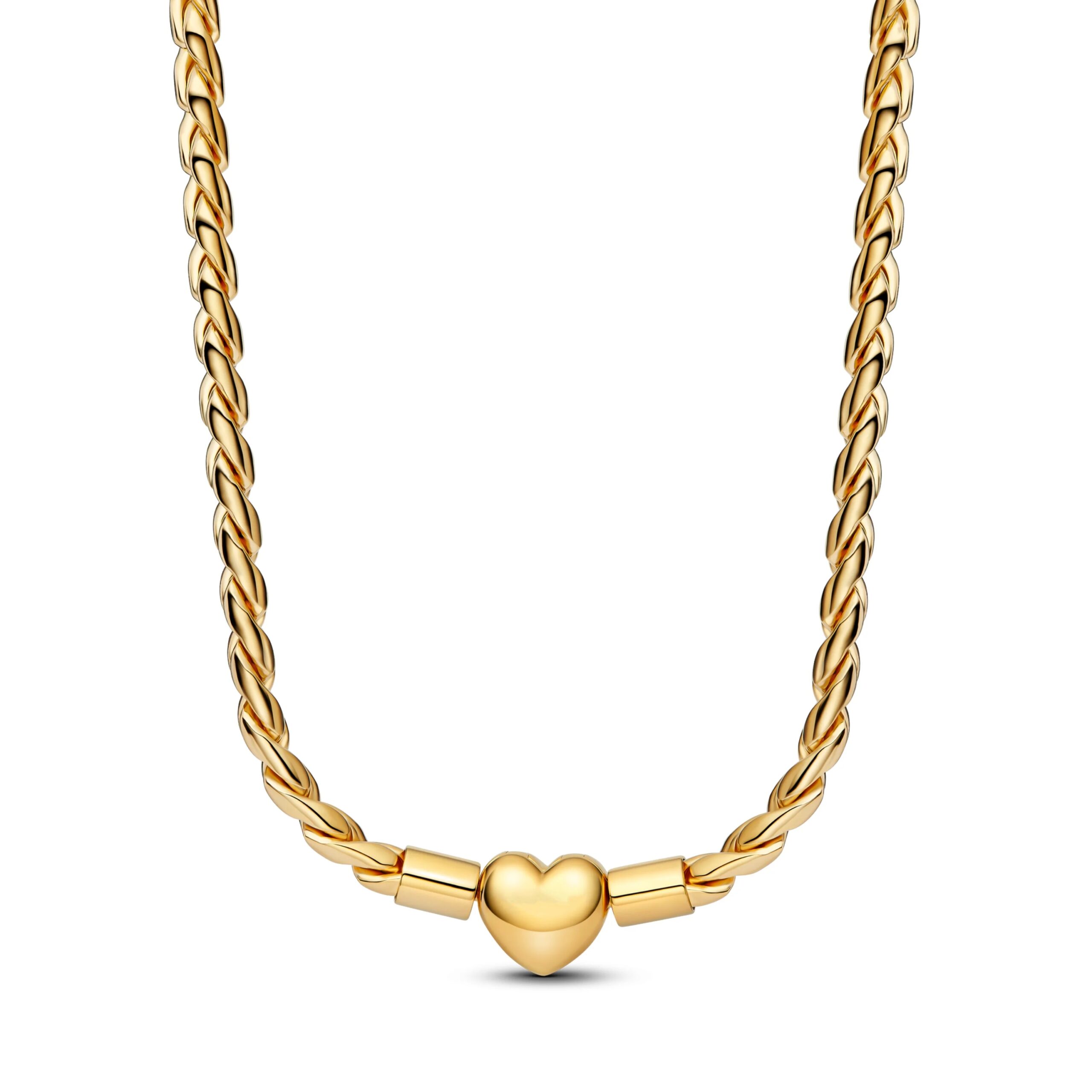 Elegante regalo para el Día de San Valentín, collar de circonita con lazo en forma de corazón de plata pura 925% para mujer, joyería fina, accesorios para fiesta de boda