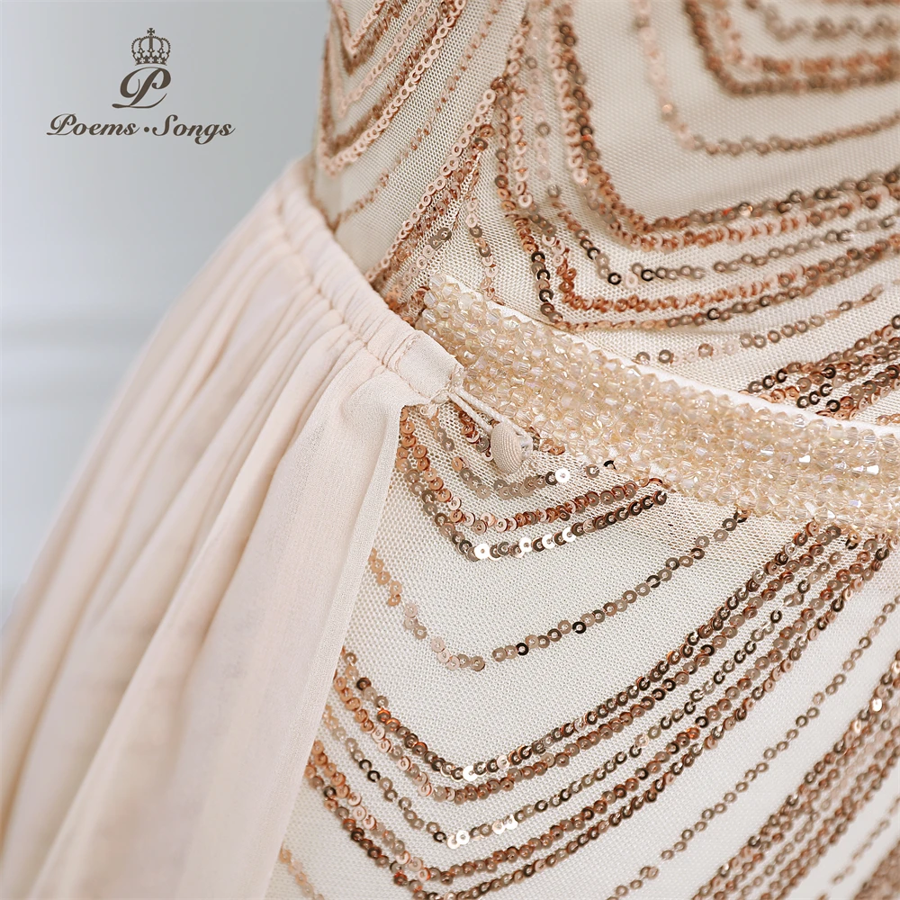 Vestido de noche de sirena de lentejuelas de lujo con tren de gasa desmontable, vestidos de fiesta de noche para mujer, fiesta de boda