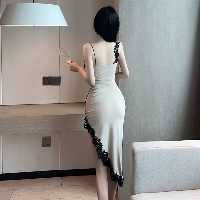 Vestido con encaje