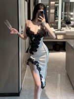 Vestido con encaje - Imagen 2