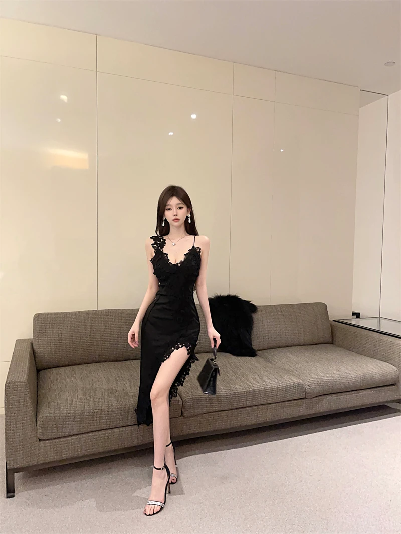 Vestido con encaje