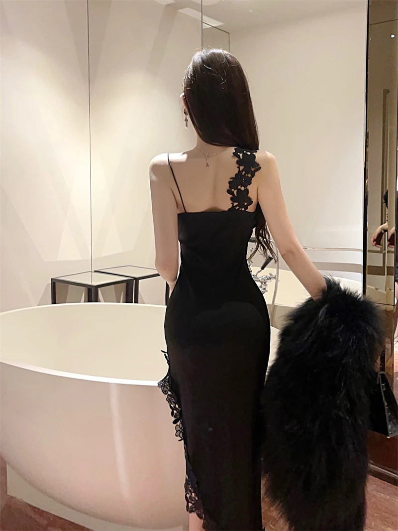 Vestido con encaje