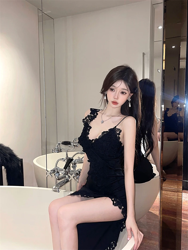 Vestido con encaje