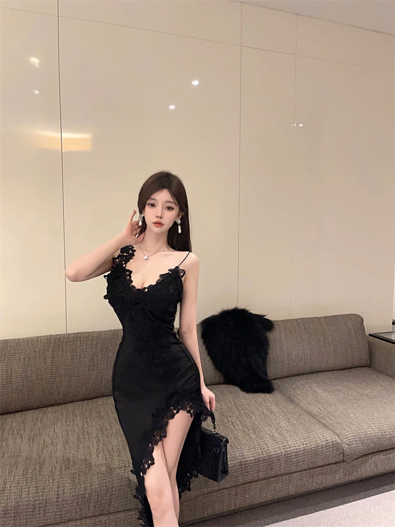Vestido con encaje