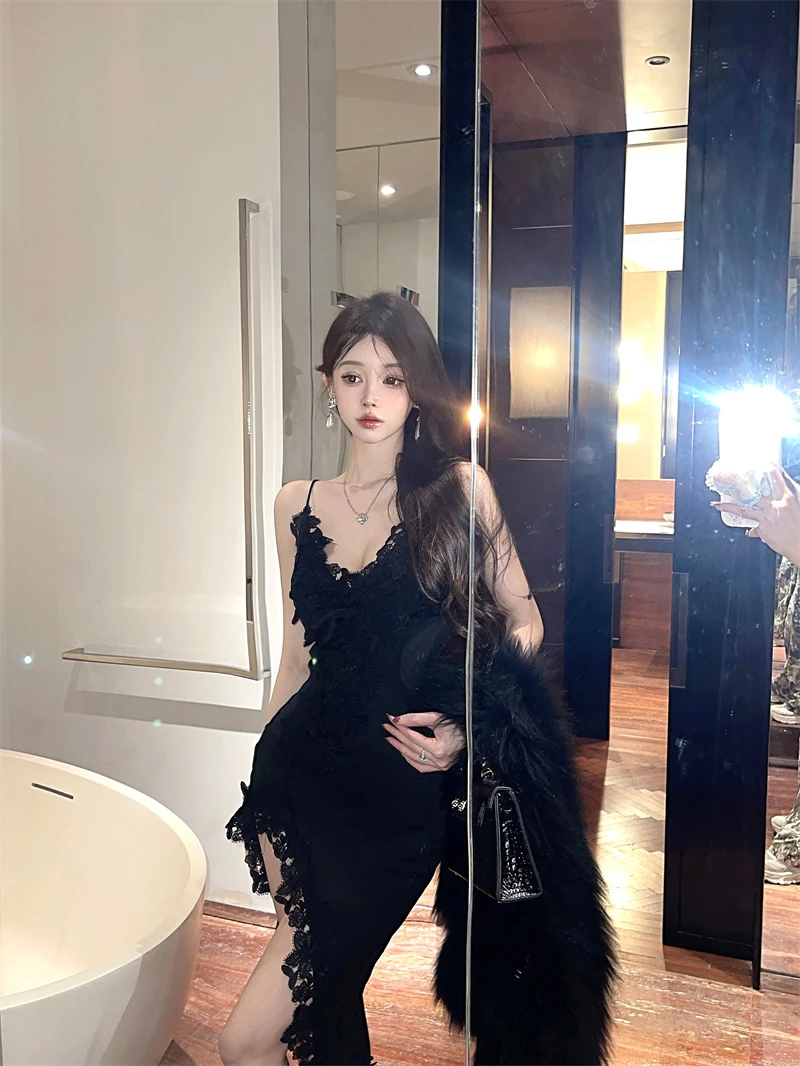 Vestido con encaje