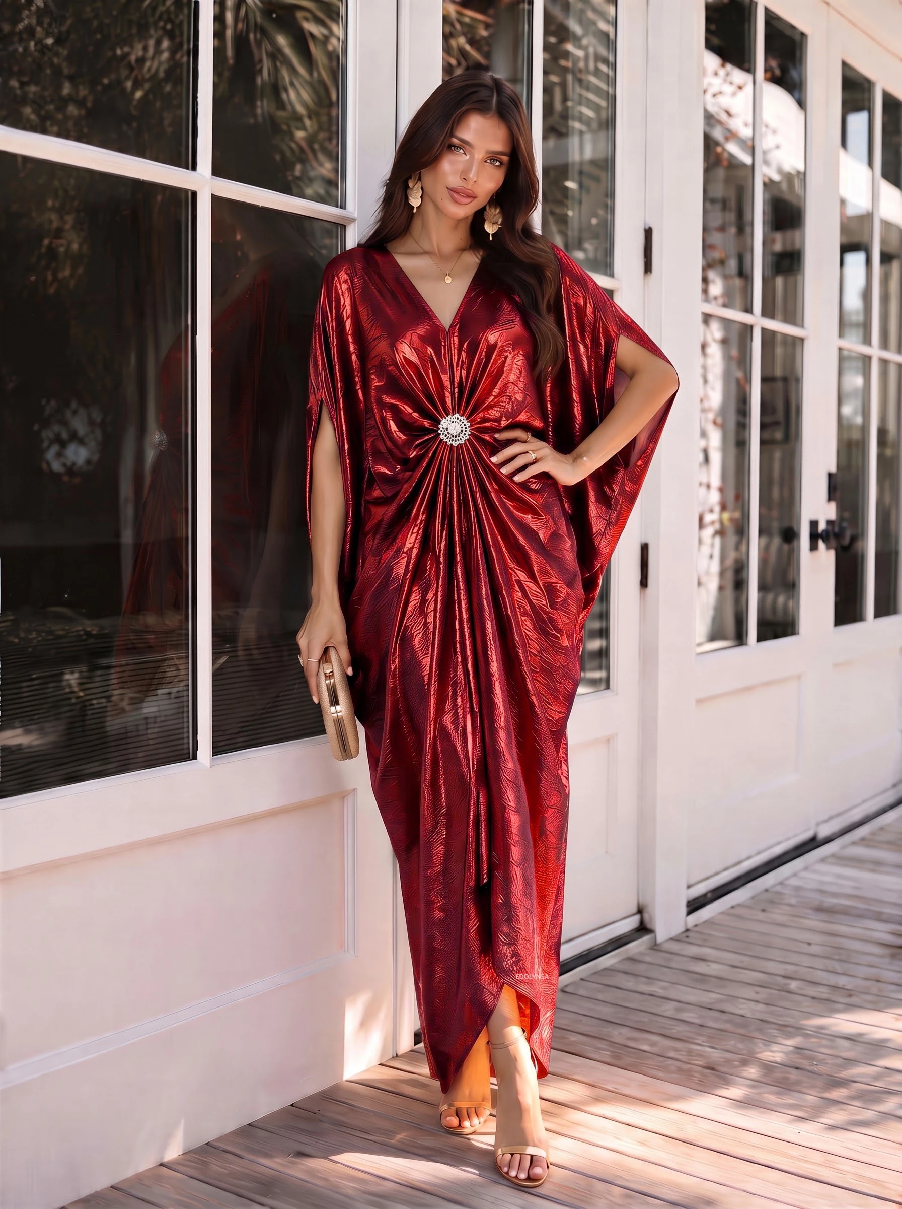 Vestido para mujer con escote en V Vestido para mujer con escote en V