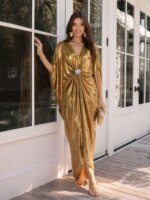 Vestido para mujer con escote en V - Imagen 2