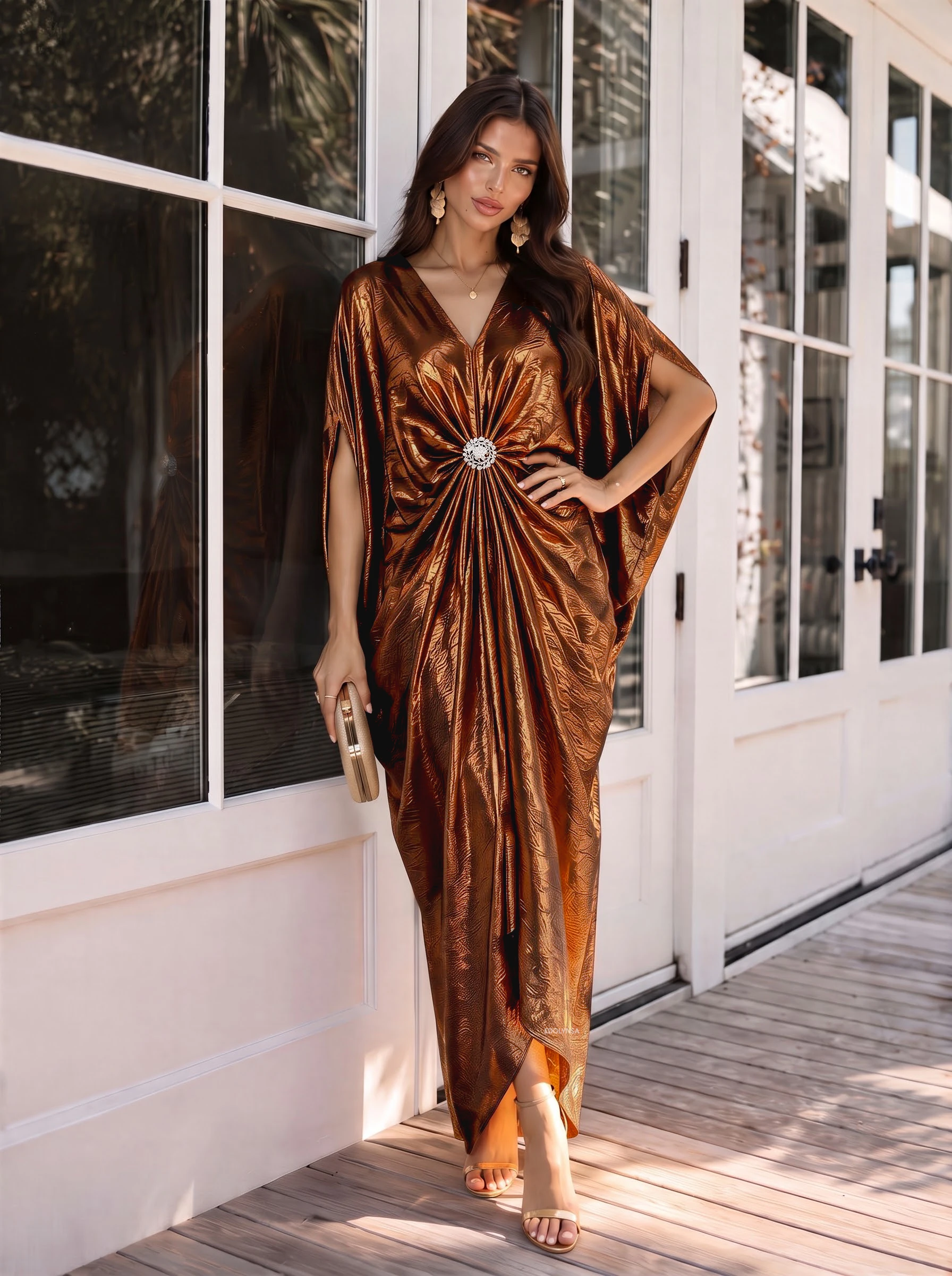 Vestido para mujer con escote en V Vestido para mujer con escote en V