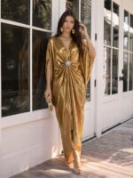 Vestido para mujer con escote en V - Imagen 5