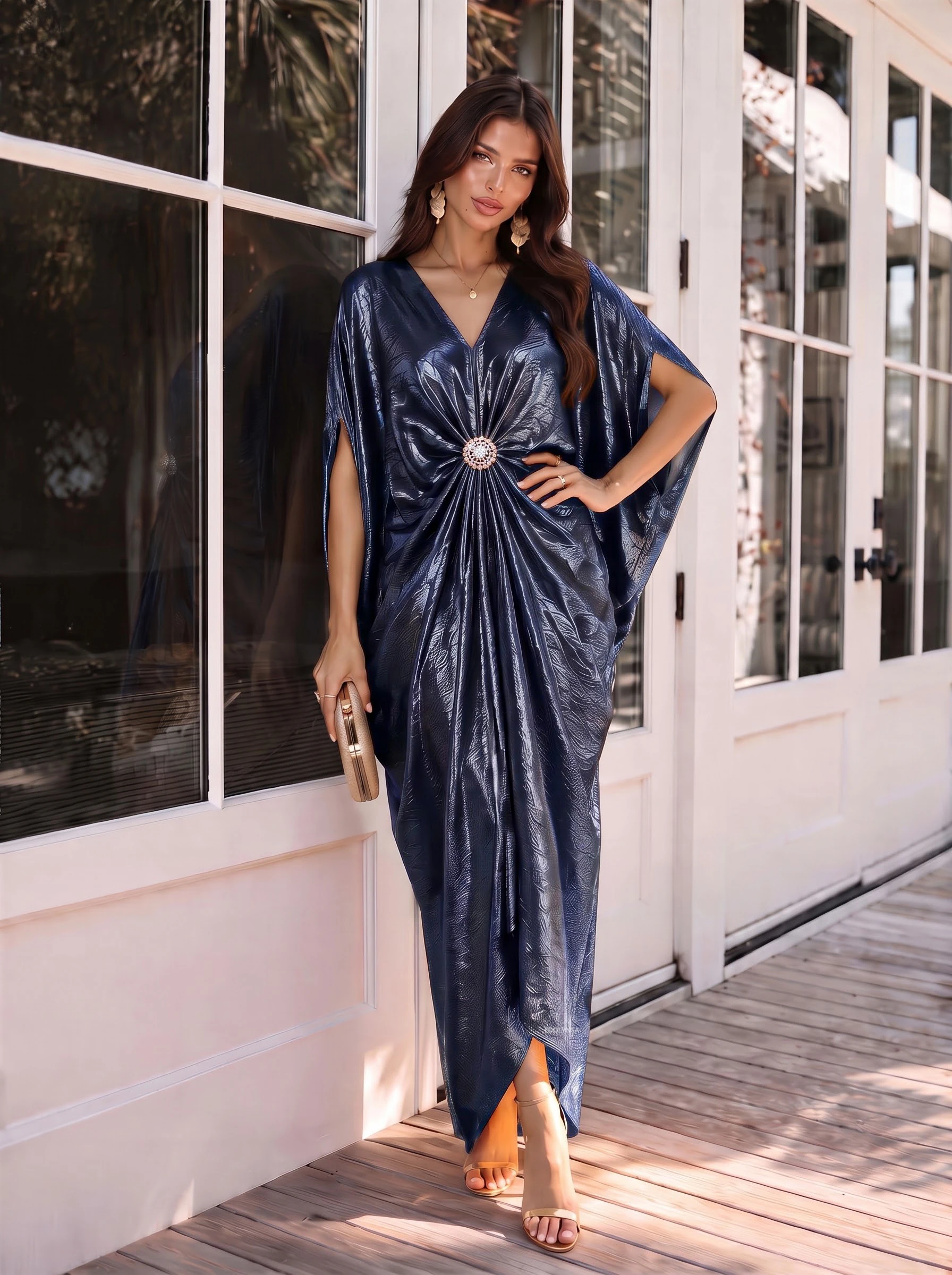 Vestido para mujer con escote en V Vestido para mujer con escote en V