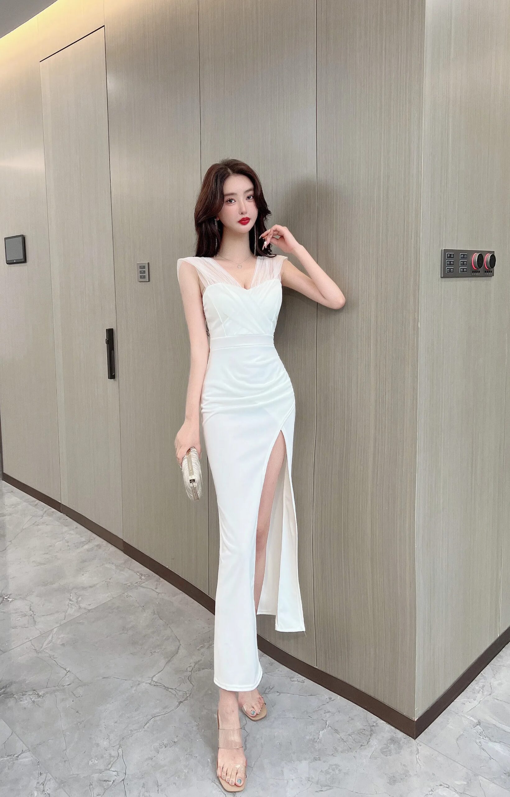 Vestido Bodycon Sexy con Abertura Lateral y Cintura Alta para Mujer, Estilo Club, Vestido de Noche, Evento Formal, Elegante, ... Vestido Bodycon Sexy con Abertura Lateral y Cintura Alta para Mujer, Estilo Club, Vestido de Noche, Evento Formal, Elegante, ...