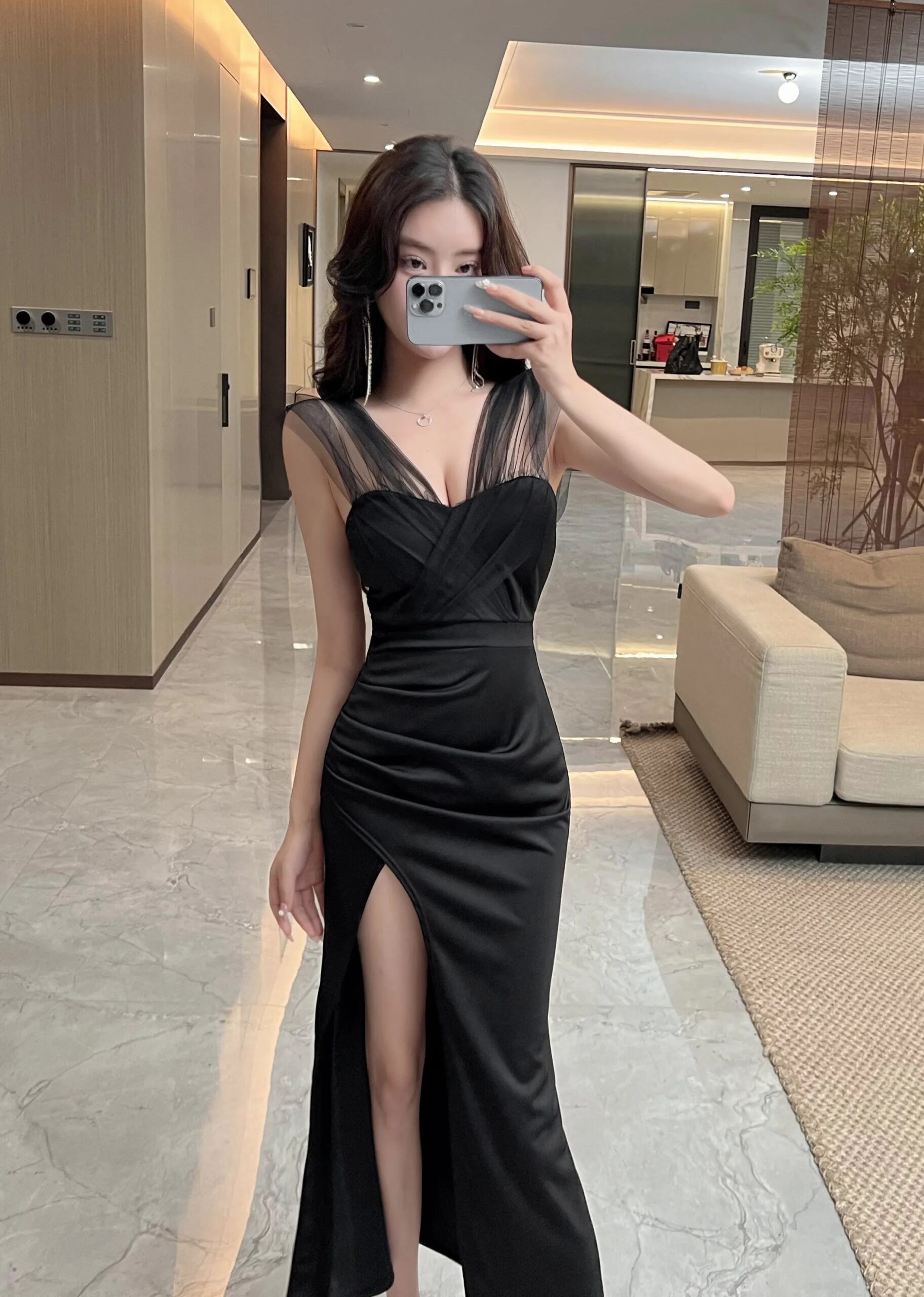 Vestido Bodycon Sexy con Abertura Lateral y Cintura Alta para Mujer, Estilo Club, Vestido de Noche, Evento Formal, Elegante, ... Vestido Bodycon Sexy con Abertura Lateral y Cintura Alta para Mujer, Estilo Club, Vestido de Noche, Evento Formal, Elegante, ...