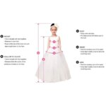 Vestidos de niña con cuentas y motivos florales de estilo retro, con encaje y tafetán, para bodas, vestidos de fiesta de estilo vintage, vestidos de gala, confeccionados a medida. - Imagen 6