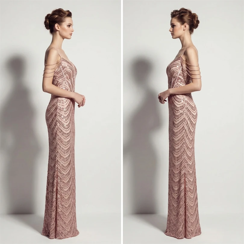 DEERVEADO Vestidos de noche sexys con lentejuelas y cuello en V profundo en 11 colores para mujer, vestidos largos de lujo con cuentas para fiesta de graduación, vestido formal de gala DEERVEADO Vestidos de noche sexys con lentejuelas y cuello en V profundo en 11 colores para mujer, vestidos largos de lujo con cuentas para fiesta de graduación, vestido formal de gala