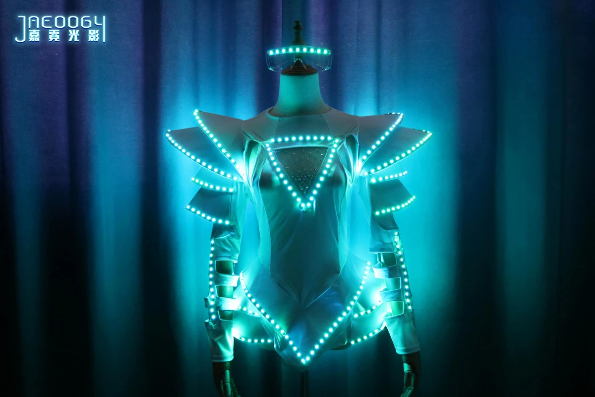 Falda brillante LED para mujer, accesorios brillantes para fiesta de DJ de noche, espectáculo de escenario, falda brillante de Ballet Sexy, nuevo estilo