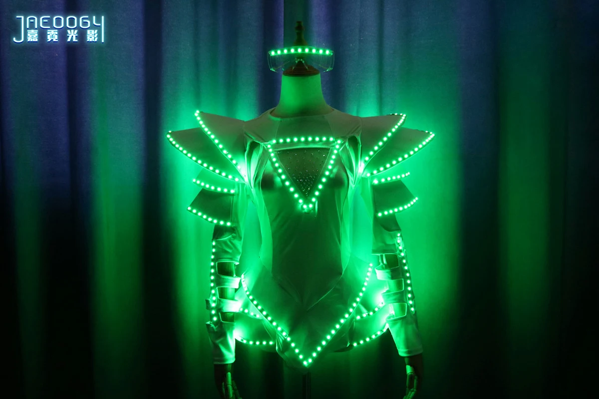 Falda brillante LED para mujer, accesorios brillantes para fiesta de DJ de noche, espectáculo de escenario, falda brillante de Ballet Sexy, nuevo estilo
