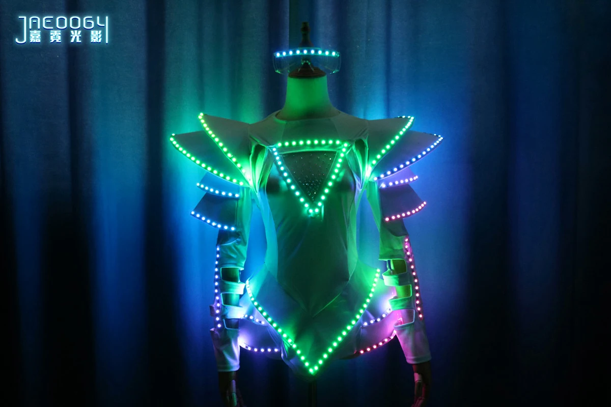 Falda brillante LED para mujer, accesorios brillantes para fiesta de DJ de noche, espectáculo de escenario, falda brillante de Ballet Sexy, nuevo estilo