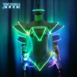 Falda brillante LED para mujer, accesorios brillantes para fiesta de DJ de noche, espectáculo de escenario, falda brillante de Ballet Sexy, nuevo estilo - Imagen 3